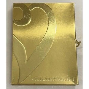 Victoria Secret Collectible Stationary Blank Inside Gold White Card Valentine 10